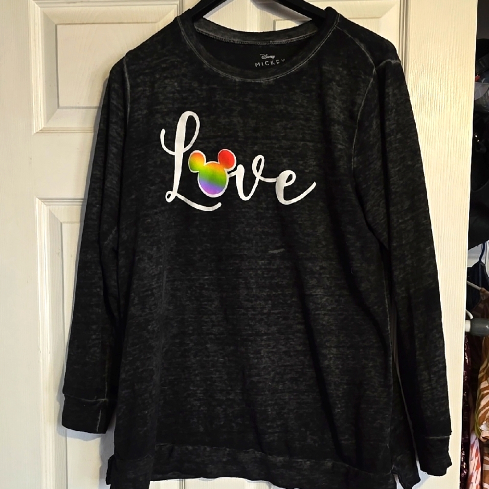 Disney Mickey  Black Shirt